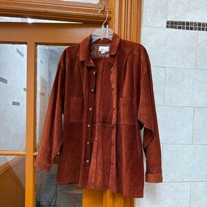 Suede Shirt Jacket
